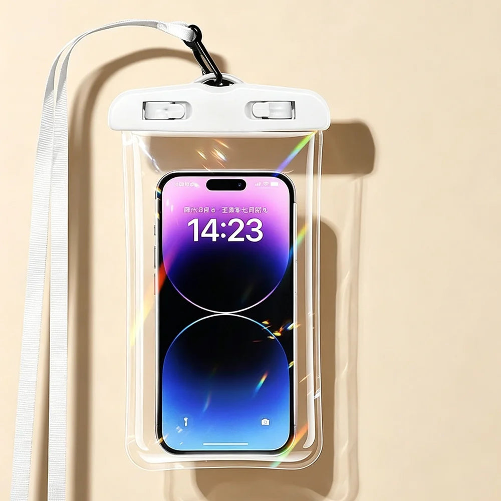 Waterproof Phone Pouch Drift Diving Swimming Bag Underwater Dry Bag Case Cover for Phone Water Sports Beach Pool Skiing