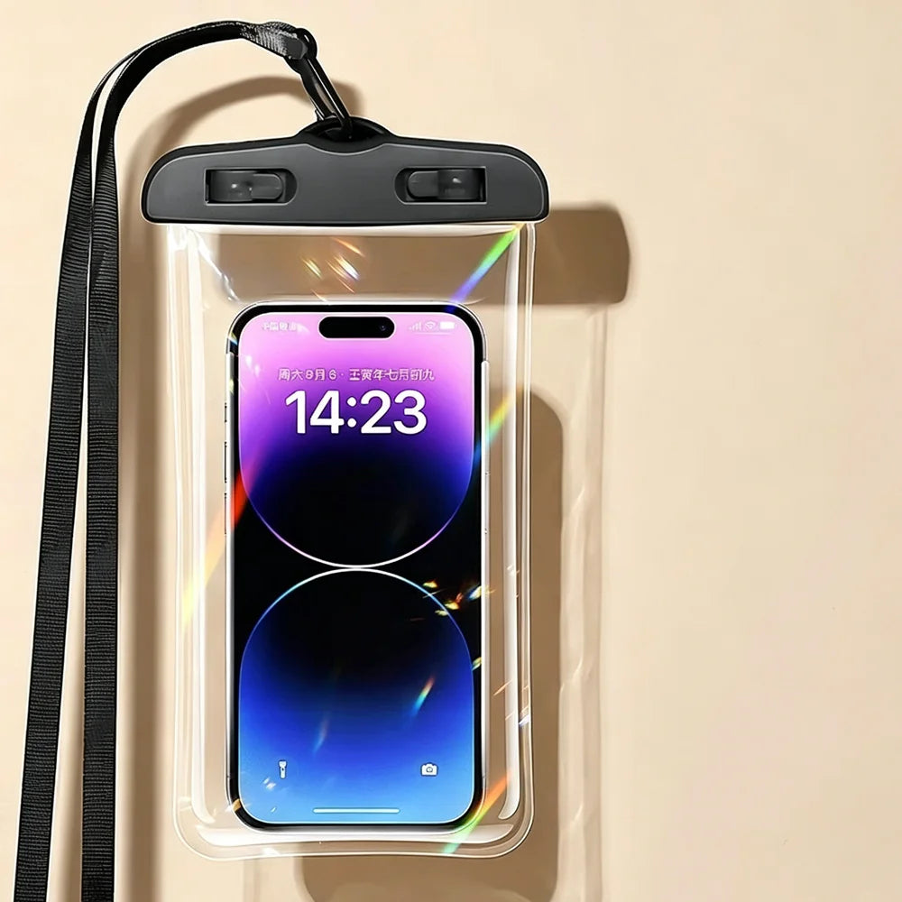Waterproof Phone Pouch Drift Diving Swimming Bag Underwater Dry Bag Case Cover for Phone Water Sports Beach Pool Skiing