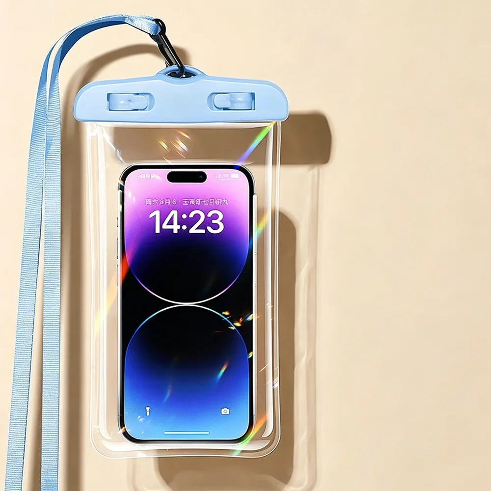 Waterproof Phone Pouch Drift Diving Swimming Bag Underwater Dry Bag Case Cover for Phone Water Sports Beach Pool Skiing